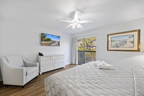 Master bedroom with King