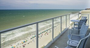 view from oceanfront balcony