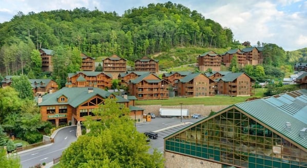 Mountain View of resort 