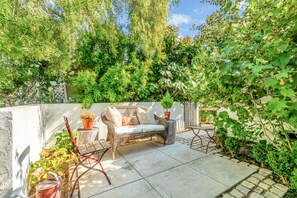 Patio off Main street front porch