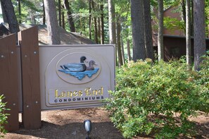 Lanes end waterfront condominiums.