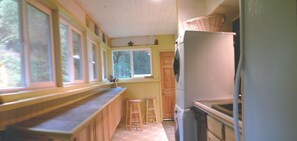 Kitchen and laundry room