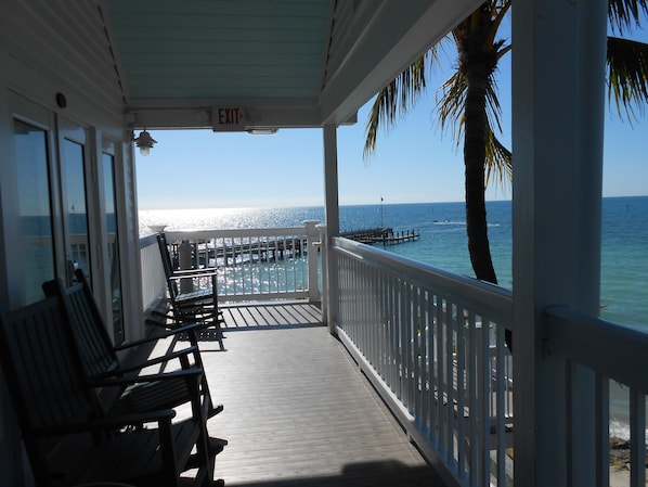 Ocean view deck
