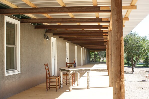 North Bunkhouse Cabin Porch