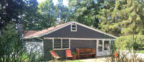 Front of the house from the driveway