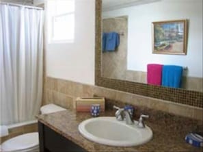 The Spacious Master Bathroom, Located Inside the Master Suite.
