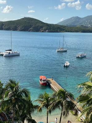 View from balcony.
