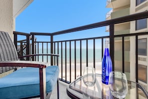 Relax and enjoy the front row seat view of the ocean