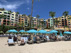 Resort view from the beach