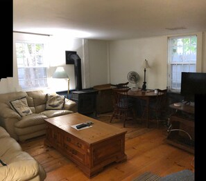 Living room with dining area