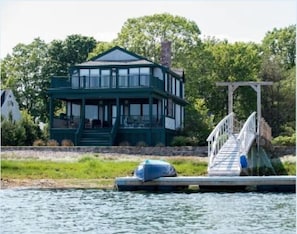 Cottage as seen from the water