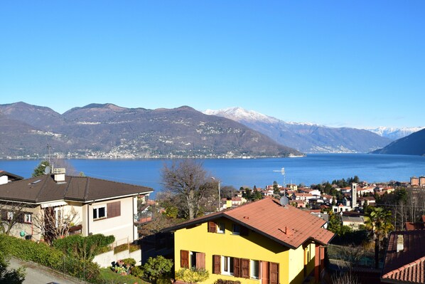 Lovely view of the lake from the terrace.