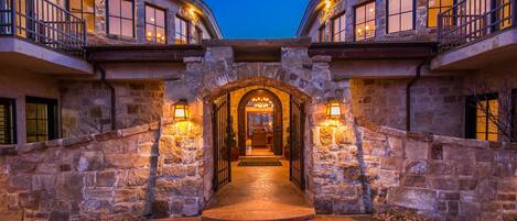Grand entrance of our Park City villa in the most sought after neighborhoods