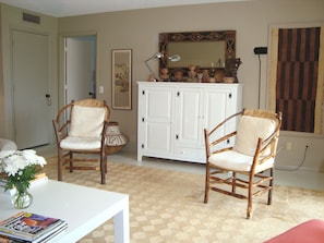 Living Room with Entertainment Center