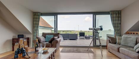Springbank, Wells-next-the-Sea: First floor views over the marshes