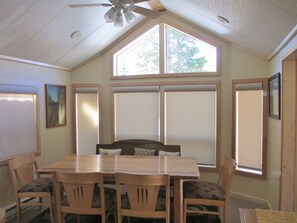Plenty of dining space