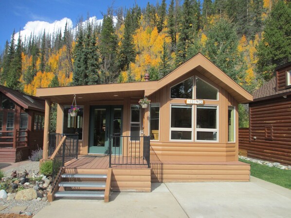 This is our place quietly situated against the national forest.