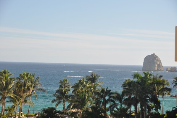 View of Land's End, Sea of Cortez this side, Pacific Ocean from Deck and rooms