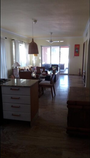 View from entry to condo
