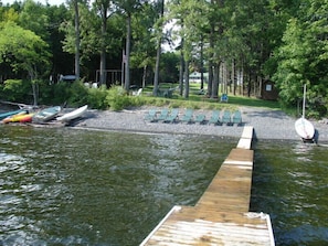 Dock to beach view
