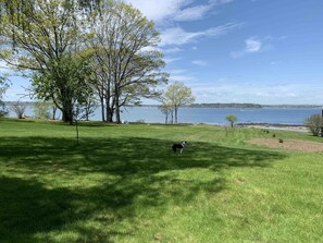 Front porch view of Casco Bay