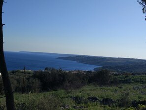 Blick von der Unterkunft