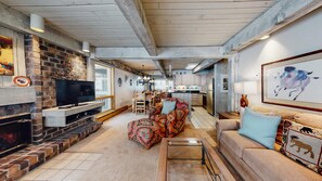 Living Room into Kitchen