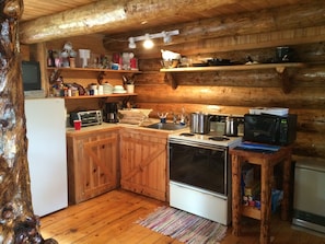 Fully stocked kitchen