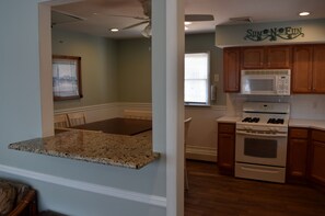 view into kitchen
