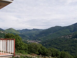Blick von der Unterkunft