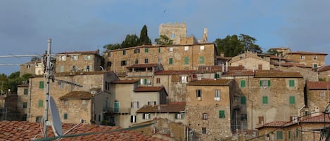 The town seen from the terrace