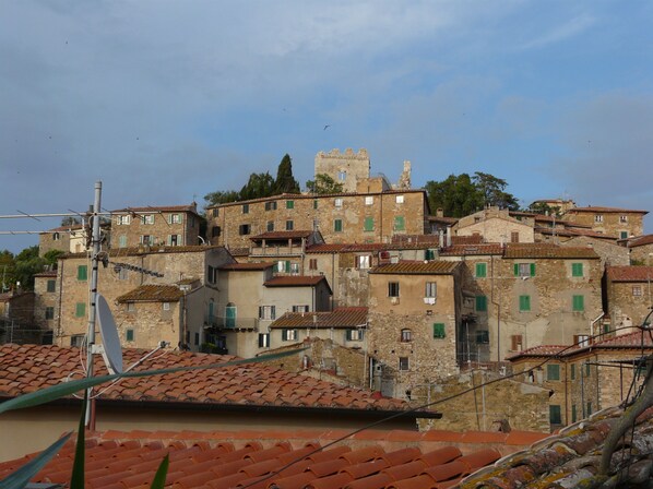 The town seen from the terrace