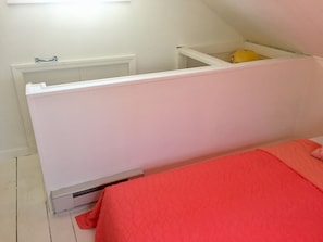 Lofted bedroom