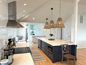 Newly renovated kitchen from another angle. 