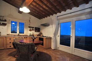 Living room and kitchen