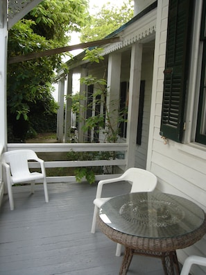 Outside patio area
