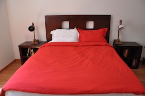 First bedroom with queen bed
