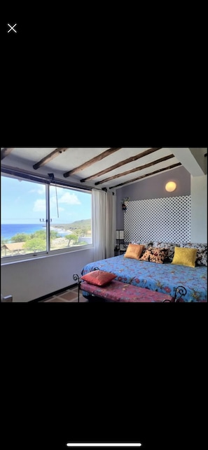 Large master bedroom with lovely ocean views