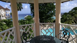 Stunning views from bedroom balcony