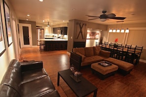 Kitchen, Family Room and Dining Room