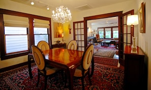 Dining Room with View to Living Room