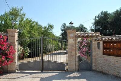 the village entrance