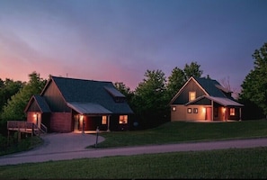 Spectacular night views of our other cabins