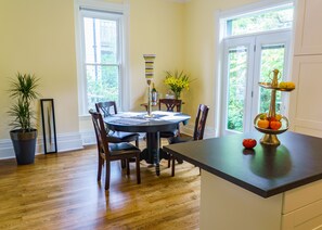 Dining room with a view