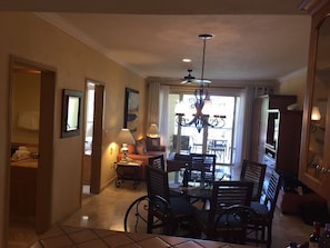 Living Room with Queen Murphy Bed