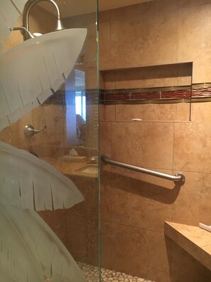 walk-in shower