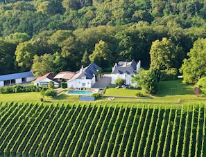 Birdseye view of the Clos Mirabel Estate -plenty of space to relax and explore