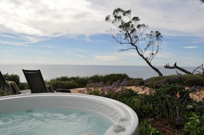 Enjoy the Jacuzzi and the priceless view....