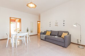 Living room with sofa bed