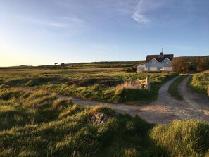 Just off the beach at the end of the day